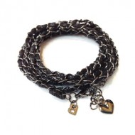 BLACK ITALIAN LEATHER WRAP BLACK ITALIAN LEATHER WRAP